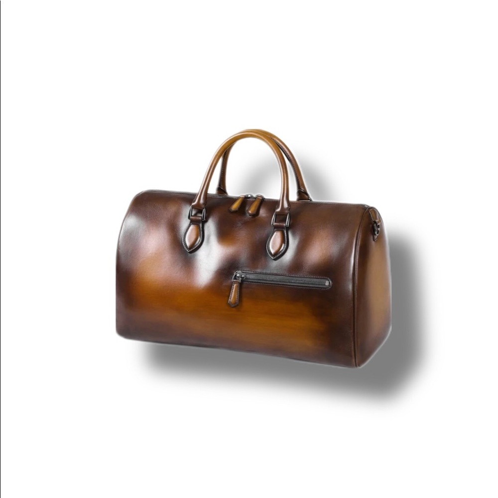 Leather Mini Duffle Bag